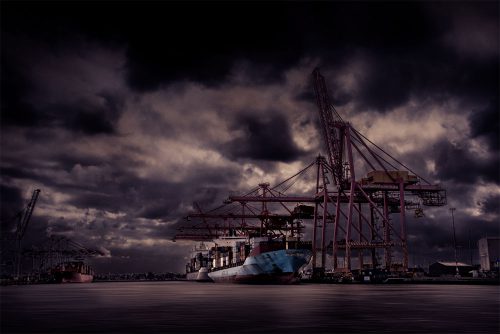 cranes-shipping-docks-ships-melbourne