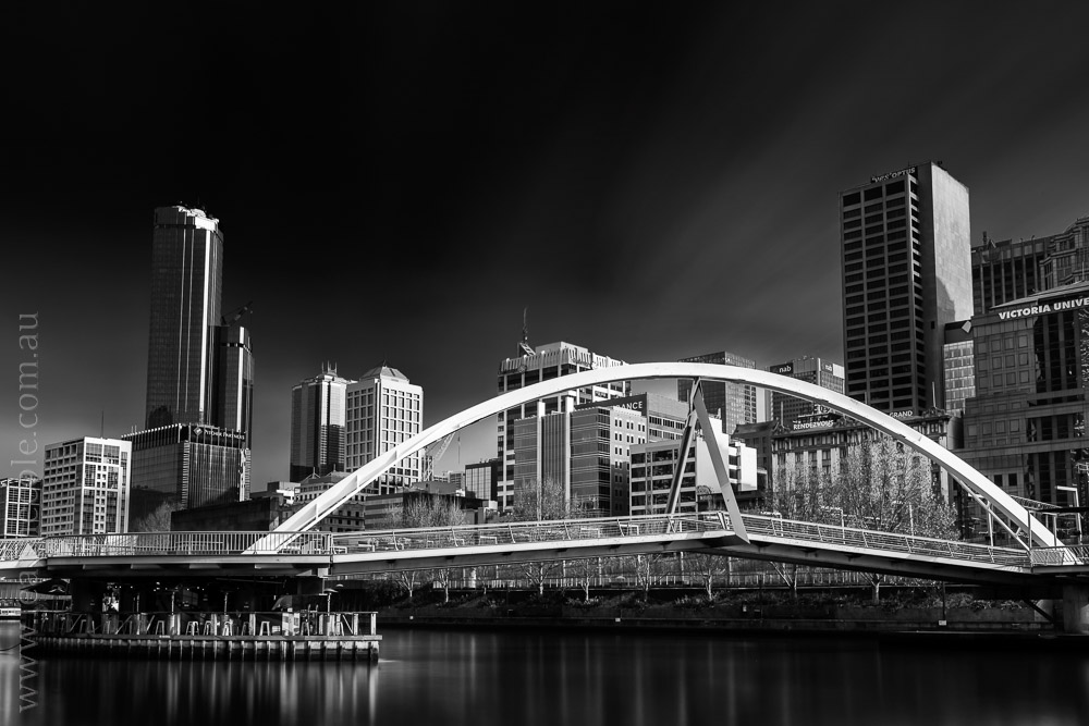 Even Walker Bridge, Melbourne - Learning about long exposure photography