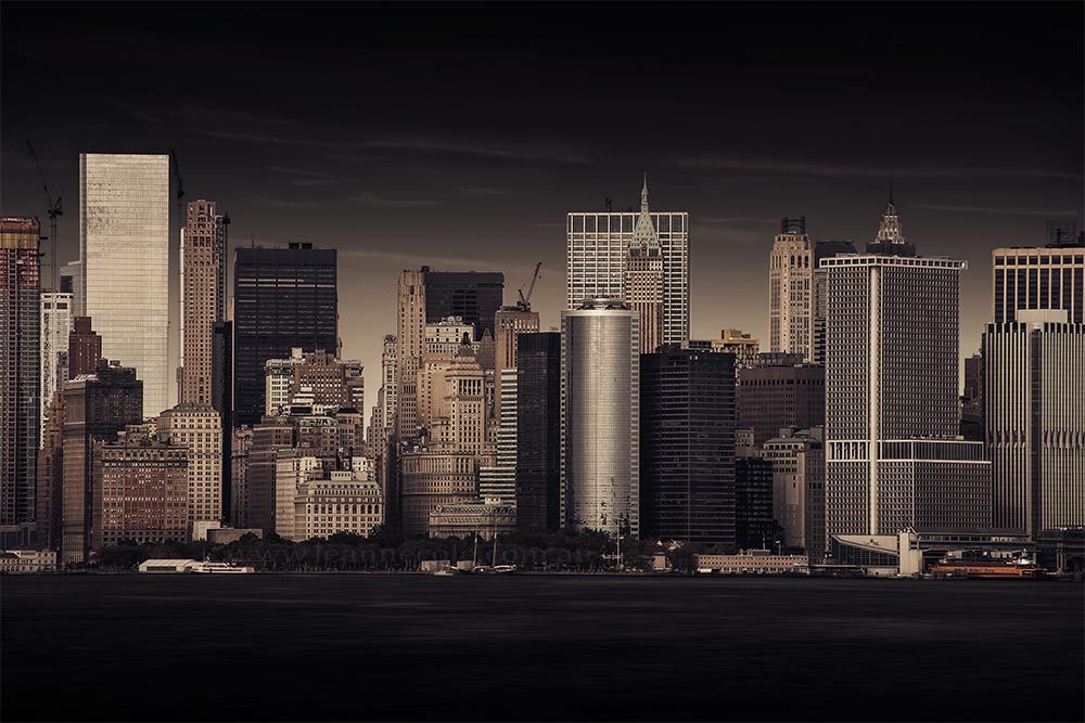 skyline-buildings-skyscrapers-river-newyork-colour