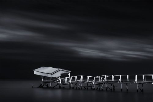 sullivans-bay-sorrento-longexposure-monochrome