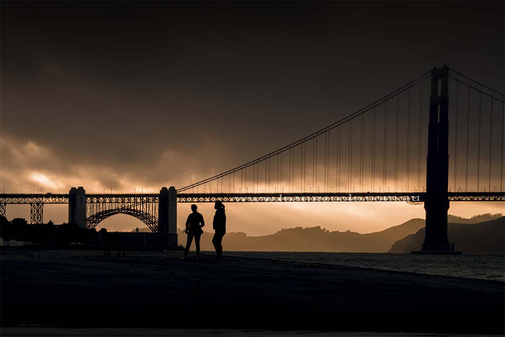 goldengate-bridge-silhouettes-sanfrancisco-sunset
