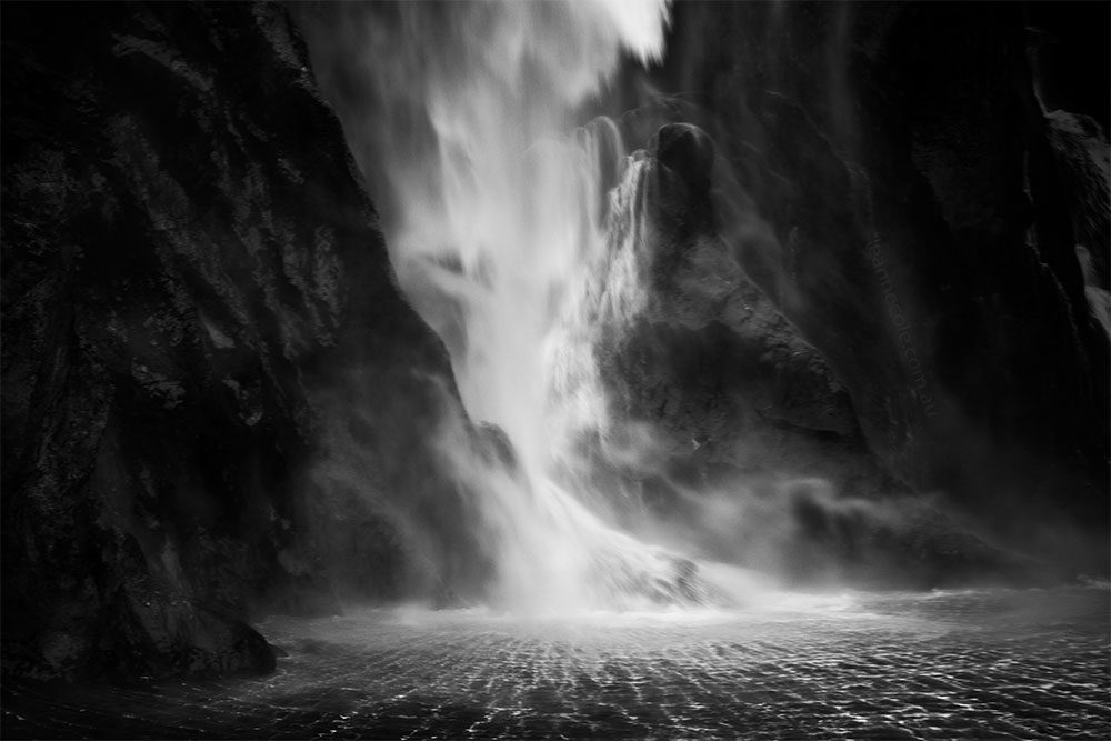 Monochrome Wednesday the waterfall