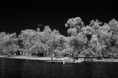 Weekend Wanderings - Hopetoun Lake in infrared